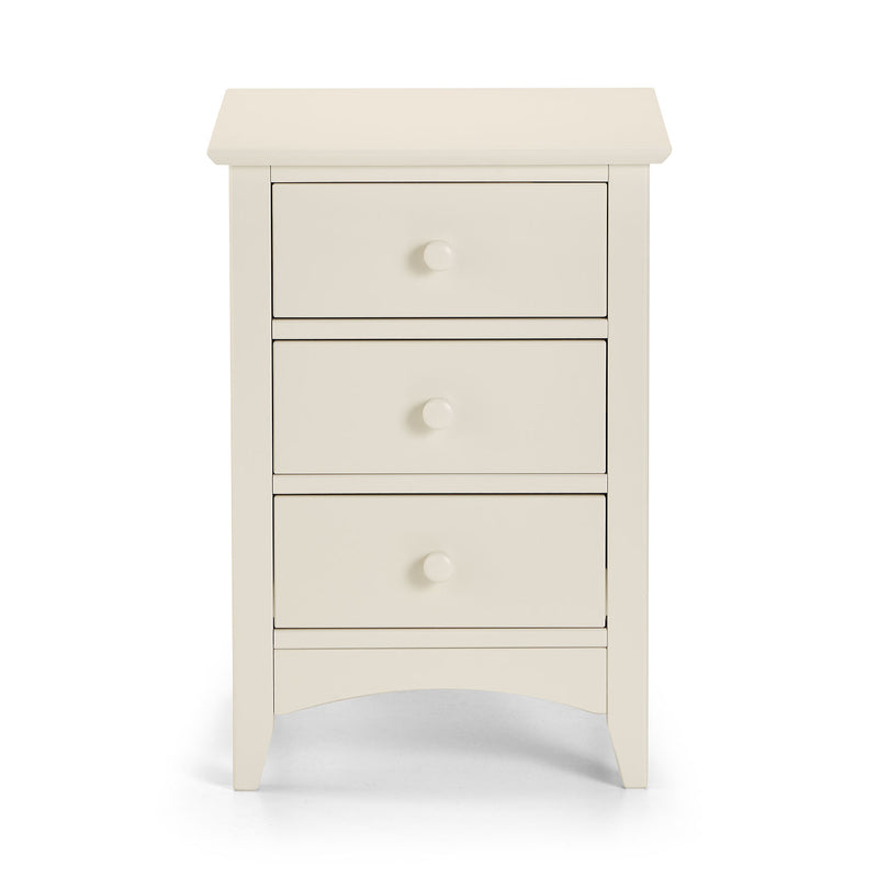 Cameo 3 Drawers Contemporary Bedside Table by Lavishway | Bedside Tables-20854