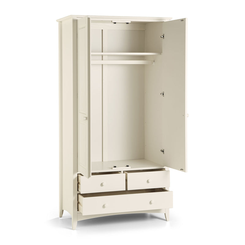 Cameo Solid Pine Combination Wardrobe by Lavishway | Wardrobe-20815