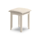 Cameo Stone White Dressing Stool by Lavishway | Dressing Table Stools-20793