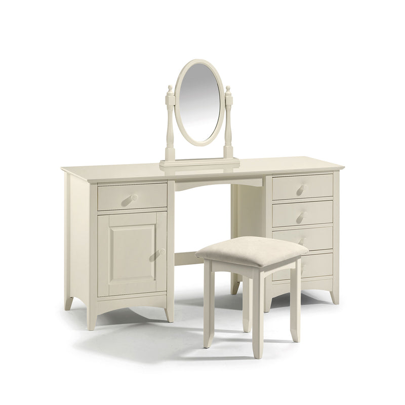 Cameo Stone White Dressing Table by Lavishway | Dressing Tables-20801
