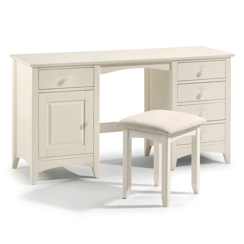 Cameo Stone White Dressing Table by Lavishway | Dressing Tables-20802