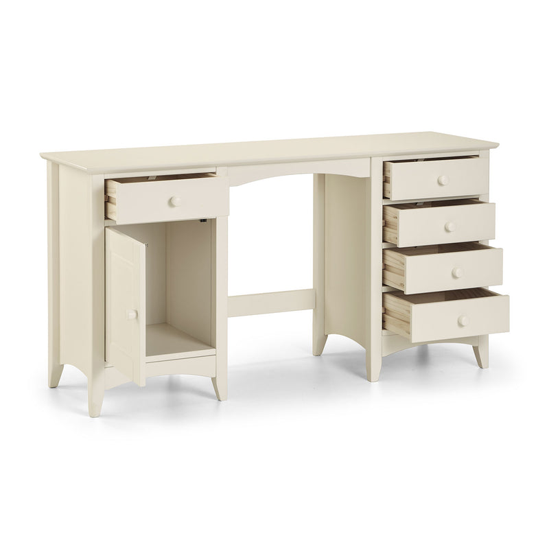 Cameo Stone White Dressing Table by Lavishway | Dressing Tables-20803