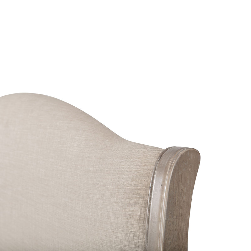 Camille Upholstered Oak Effect Bed by Lavishway | Fabric Beds-20738