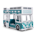 Campervan Vintage Green & White Bunk Bed by Lavishway | Wooden Beds-20787