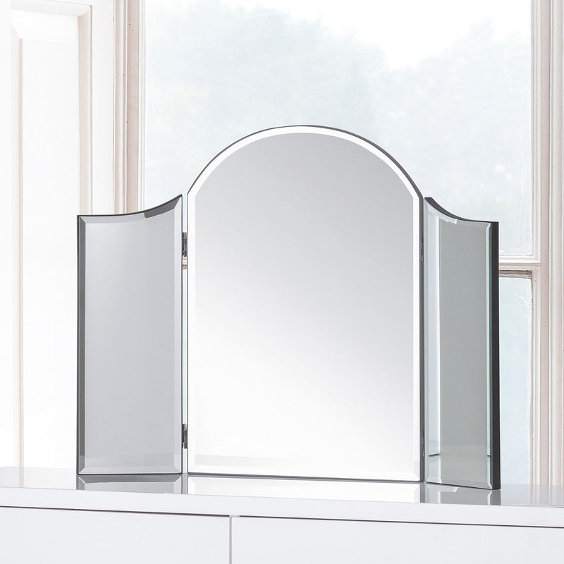 Canto Curved Dressing Table Mirror by Lavishway | Table Mirrors-20762