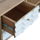 Capsule 4 Drawer White TV Unit With Storage by Lavishway | TV Units Cabinets-22262