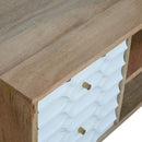 Capsule 4 Drawer White TV Unit With Storage by Lavishway | TV Units Cabinets-22257