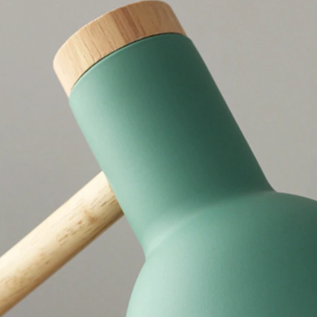 Nordic Wooden & Iron LED Desk Lamp by Lavishway | Table Lamps-39989