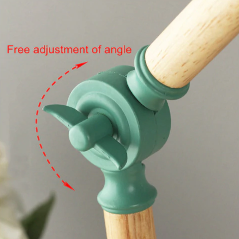 Nordic Wooden & Iron LED Desk Lamp by Lavishway | Table Lamps-39988