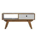 Carlos Modern Two-Tone Hand-Painted TV Unit by Lavishway | TV Units Cabinets-51967