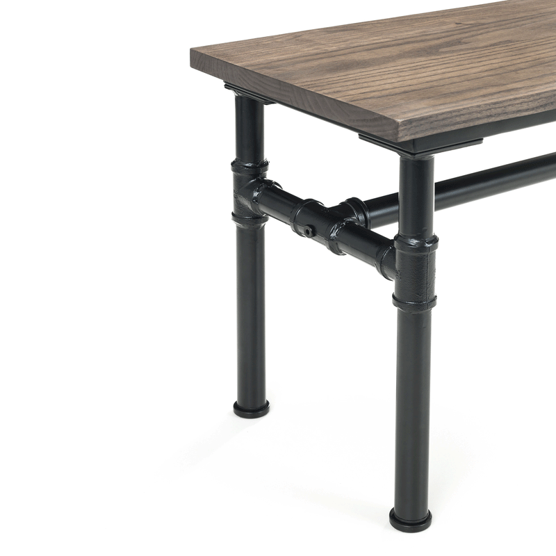 Carnegie Solid Elm Rectangular Bench by Lavishway | Dining Benches-20757