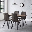 Carnegie Solid Elm Industrial Dining Table by Lavishway | Dining Tables-20748