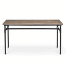 Carnegie Solid Elm Industrial Dining Table by Lavishway | Dining Tables-20745