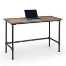 Carnegie Mocha Elm Finish Pipe Desk by Lavishway | Reclaimed Wood Desks-20730