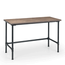 Carnegie Mocha Elm Finish Pipe Desk by Lavishway | Reclaimed Wood Desks-20732