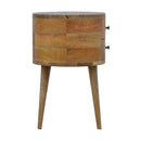 Carthorpe Solid Wood 2 Drawers Bedside Table by Lavishway | Bedside Tables-57528