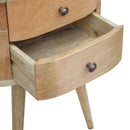 Carthorpe Solid Wood 2 Drawers Bedside Table by Lavishway | Bedside Tables-57531