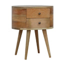 Carthorpe Solid Wood 2 Drawers Bedside Table by Lavishway | Bedside Tables-57526