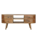 Carthorpe Solid Wood 4 Drawers Media Unit by Lavishway | TV Units Cabinets-57510