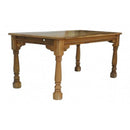Carved Oak Finish Wooden Dining Table by Lavishway | Dining Tables-22113