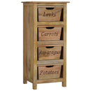 Carved Solid Wood Kitchen Cabinet by Lavishway | Display Cabinet-22094