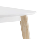 Casa Rectangular White Dining Table by Lavishway | Dining Tables-20689