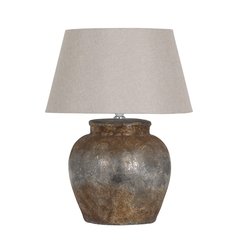 Castello Metallic Ceramic Table Lamp by Lavishway | Table Lamps-51510