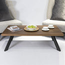 Cedro Unique Coffee Table With Walnut Finish by Lavishway | Coffee Tables-23258