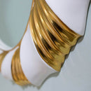 Champagne Gold White Twist Mirror by Lavishway | Wall Mirrors-25865