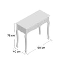 Provence Weathered Hand Crafted Console Table by Lavishway | Hallway Console Table-37736