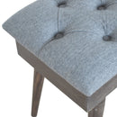 Charcoal Tweed Fabric Storage Bench by Lavishway | Benches & Storage Benches-22543