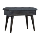 Charcoal Tweed Fabric Storage Bench by Lavishway | Benches & Storage Benches-22538