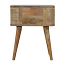 Chatham Woven Edges Bedside Table by Lavishway | Bedside Tables-51746