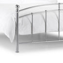Chatsworth Aluminium Finish Metal Bed by Lavishway | Metal Beds-20712