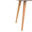Checkered Solid Wood End Table by Lavishway | Side Tables-22071