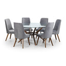 Chelsea Glass Top Dining Table by Lavishway | Dining Tables-20152