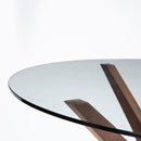 Chelsea Glass Top Dining Table by Lavishway | Dining Tables-20155