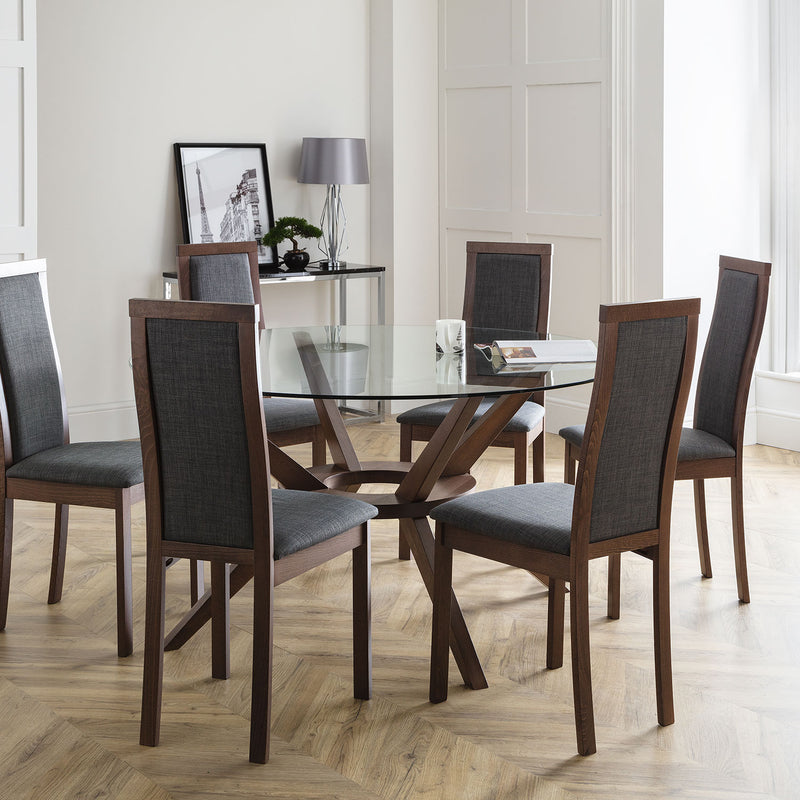 Chelsea Glass Top Dining Table by Lavishway | Dining Tables-20150