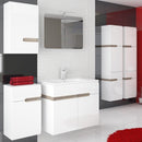 Chelsea 1 Door Wall Cupboard With Truffle Oak by Lavishway | Cupboards & Cabinets-45364