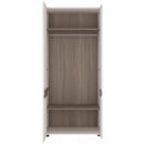 Chelsea White High Gloss & 2 Door Wardrobe by Lavishway | Wardrobe-45345