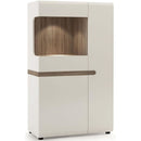 Chelsea Low Display Cabinet Truffle Oak Trim by Lavishway | Display Cabinets-45393