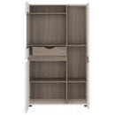 Chelsea Low Display Cabinet Truffle Oak Trim by Lavishway | Display Cabinets-45394