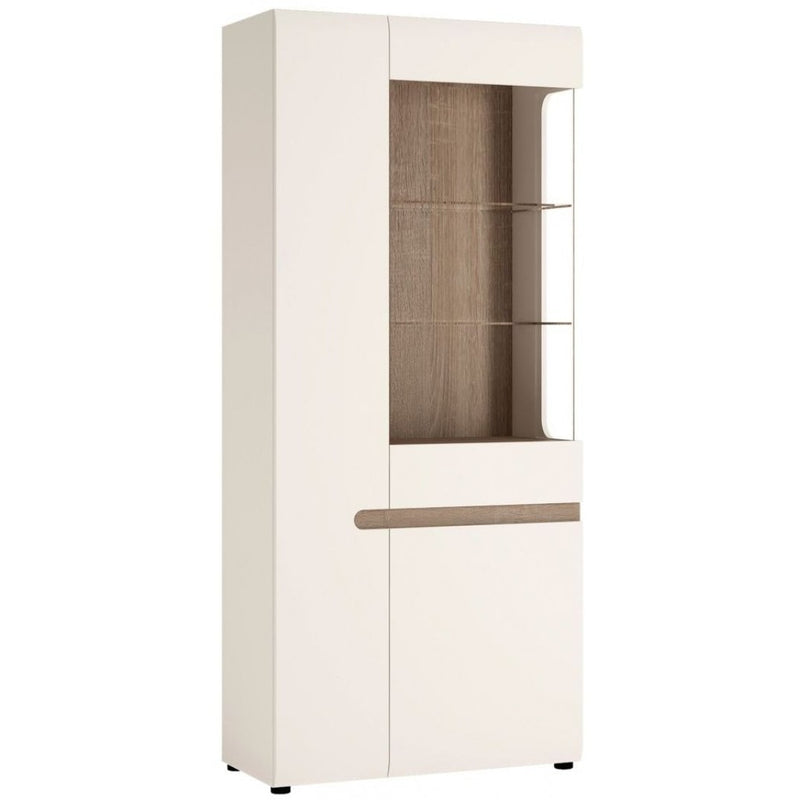 Chelsea Tall Wide Left Hand Display Unit by Lavishway | Display Cabinets-45400