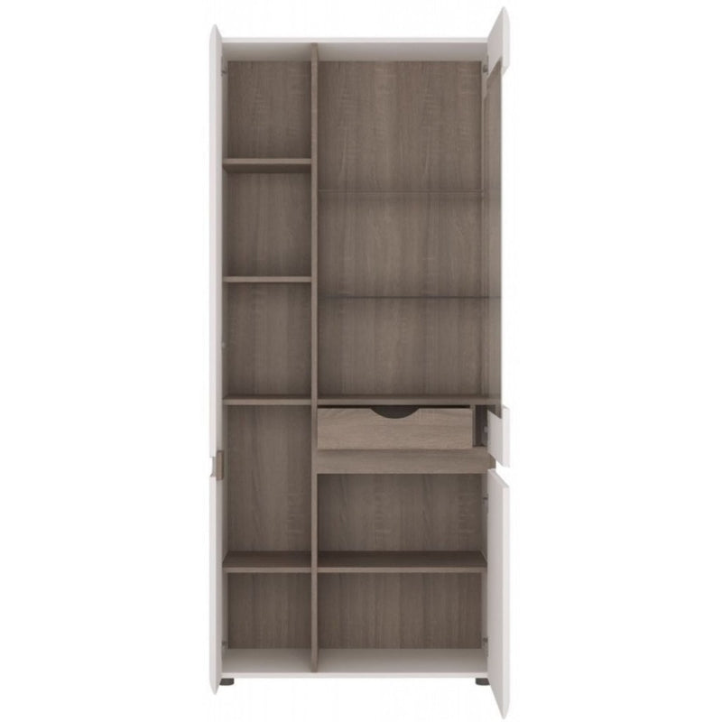 Chelsea Tall Wide Left Hand Display Unit by Lavishway | Display Cabinets-45401