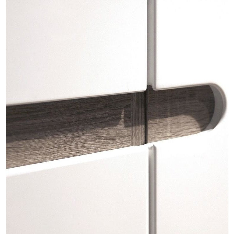 Chelsea Tall Wide Left Hand Display Unit by Lavishway | Display Cabinets-45402