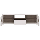 Chelsea Truffle Oak Trim Wooden Wide TV Unit by Lavishway | TV Units Cabinets-45373