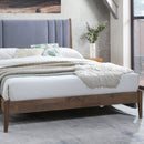 CHESLYN KING BED 5FT  DARK GREY