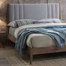 Cheslyn Modern Upholstered Plush Velvet Fabric Bed