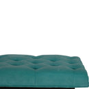 Chesterfield Aqua Velvet Hallway Bench by Lavishway | Benches & Storage Benches-22803