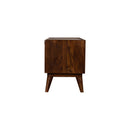 Chestnut Brown Tweed Seat Pad Bench by Lavishway | Benches & Storage Benches-22049